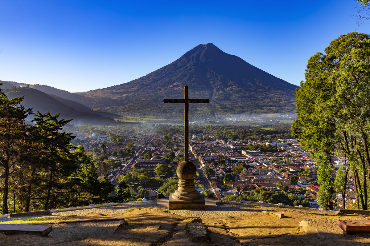 A typical week in Guatemala includes a weekend visit to Antigua, Guatemala, a picturesque town located approximately 45 minutes from the capital with artisanal markets, cafes, and restaurants.