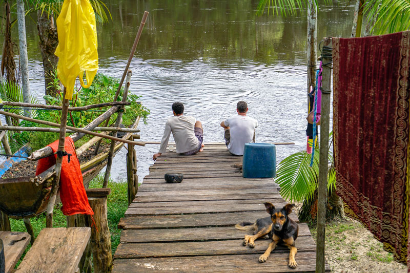 Amapá, Brasil: Disfrutando de una casa de familia con agricultores de subsistencia en el Amazonas.