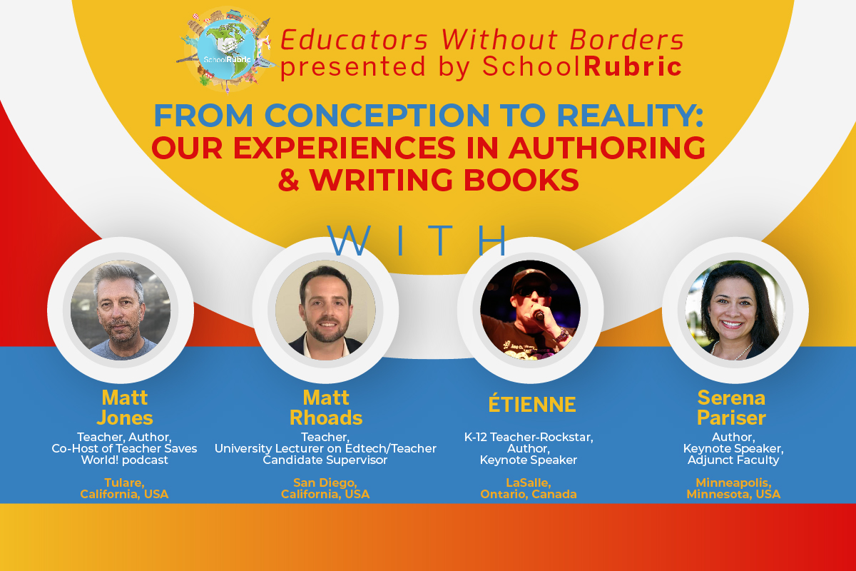 From Conception to Reality: Our Experiences in Authoring & Writing Books | Educators Without Borders