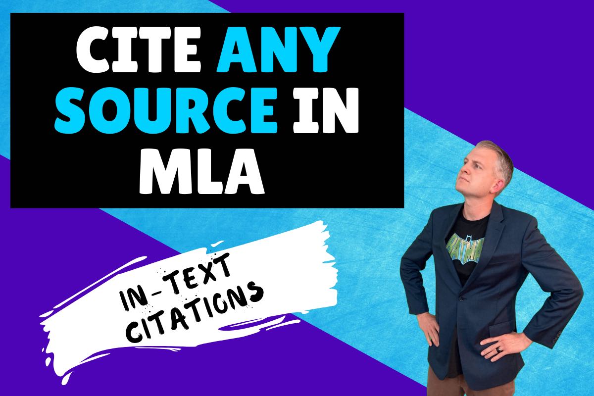 How to Cite ANY Source in MLA Format (In-text Citations)