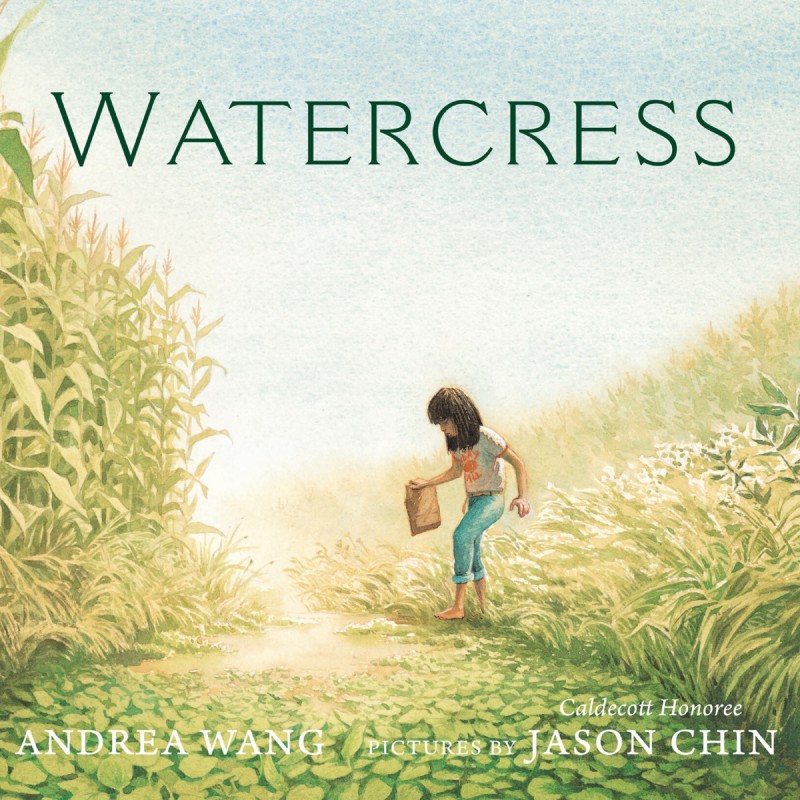Watercress, a memoir written by Andrea Wang and illustrated by Jason Chin, shares the experience of a girl struggling to assimilate into the “mostly white town in Ohio.”