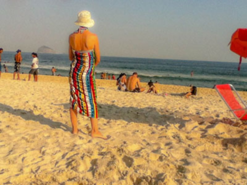 Another day on the beach in Barra da Tijuca, Rio de Janeiro, Brazil.