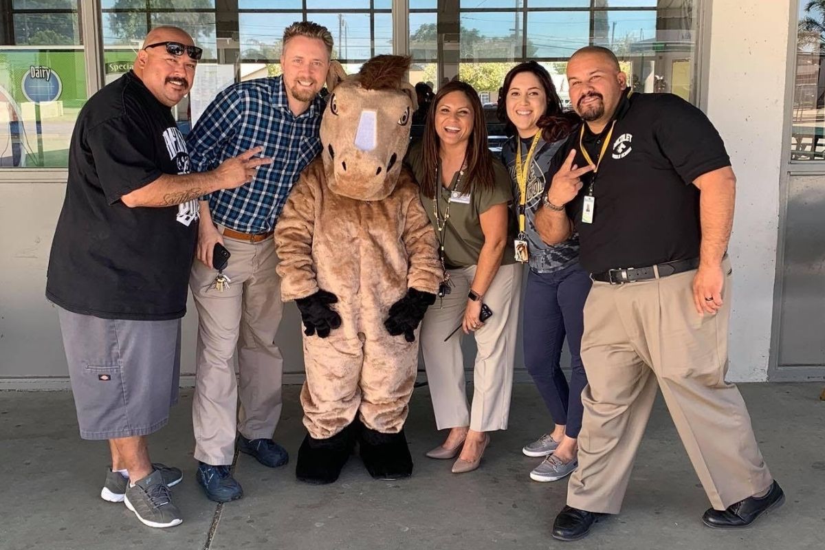 Bringing Palomino Pride onto campus was a priority! So of course we had to purchase an awesome Palomino mascot costume to attend all events and make surprise appearances during lunches!
