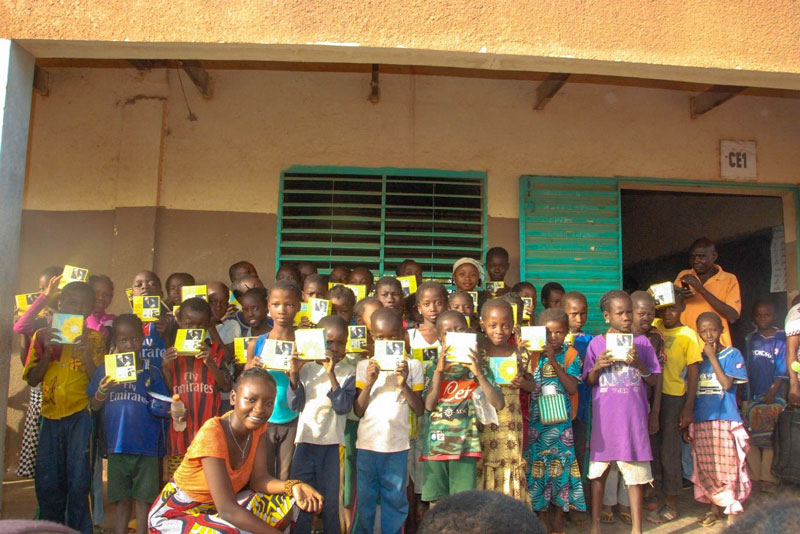 The Brightness Service Project is an initiative that aims to improve educational opportuni- ties for students who live without electricity in Ouagadougou, Burkina Faso by providing reliable solar lamps enabling them to study at night.