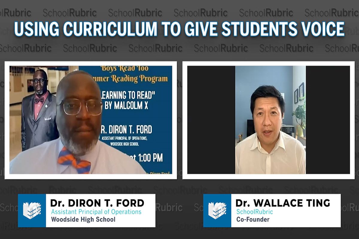 “Using Curriculum to Give Students Voice” – Dr. Diron Ford