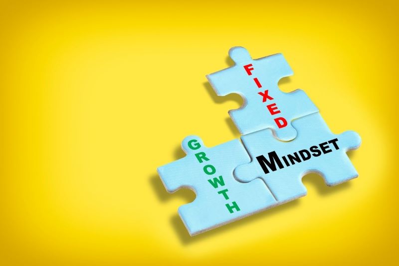 With a growth mindset, children believe that effort will help them improve.