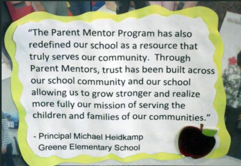 School leaders like Principal Michael Heidkamp express their appreciation for the Parent Mentor Program, an initiative that strengthens the home-school partnership.
