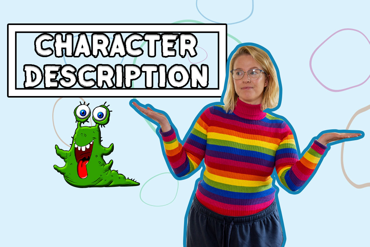 Character Description For Kids // Learning From Home