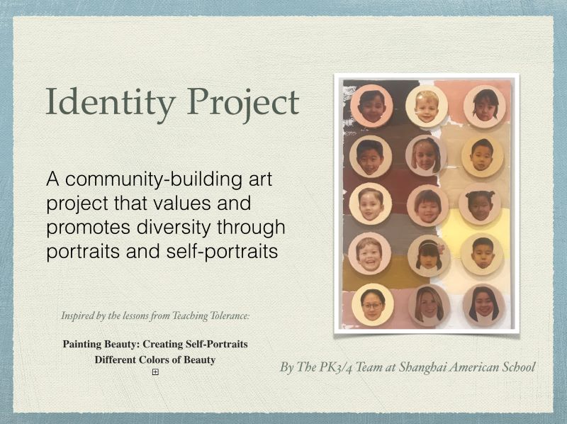 Identity Project: A conmunity-building art project hal values and promotes diversily through portraits and self-portraits